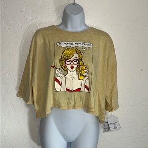 Trendy Graphic Crop Top